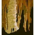 लोगों के साथ गुफा