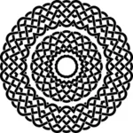 Mandala décoratif rond