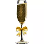 Vector images clipart de verre de champagne