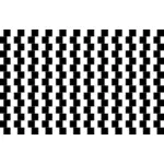 काले और सफेद चेकरबोर्ड भ्रम वेक्टर छवि