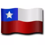 דגל צ'ילה סוער וקטור אוסף