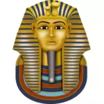 La maschera di Tutankhamon illustrazione vettoriale