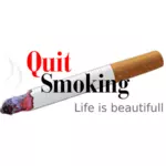 להפסיק לעשן האיור וקטורית