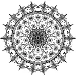 Circular ornament drawing