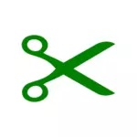 Vektor ClipArt gröna sax