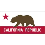 Californian Republic banner vektorové ilustrace