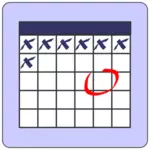 Kalender vektor icon