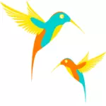Kolibris im Flug Abbildung