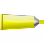 Grafika wektorowa rury kolor żółty