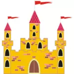 Kastil abad pertengahan yang berwarna-warni