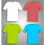 Coloridas camisetas