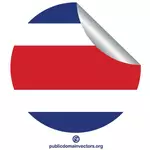 Custo da etiqueta bandeira de Rica
