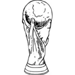 世界杯奖杯矢量图形