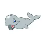 Schattig walvis afbeelding