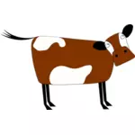 Kráva kreslený obrázek