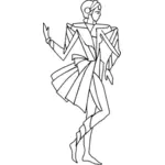 Uomo disegno di Dancing