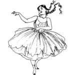 Nainen tanssii balettia