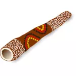 Didgeridoo nástroj vektorový obrázek