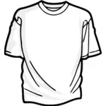 Blankt tričko vektorové ilustrace