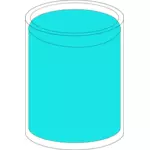 Glass vann vektortegning
