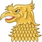 Kepala elang emas