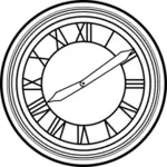 Retro pyöreä kello
