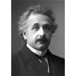 Эйнштейн на младшего возраста вектор портрет