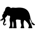 हाथी सिल्हूट छवि