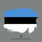 Målade för estnisk flagg