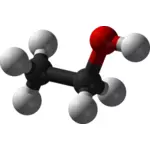 Molekule ethanolu