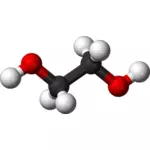 Gambar 3D dari molekul kimia