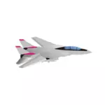 Grumman F-14 Tomcat fly vektor image