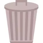 Símbolo de vetor de lata de lixo