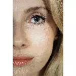 Kadın mozaik yüz