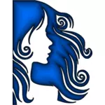 Capelli femminili profilo sagoma Sapphire
