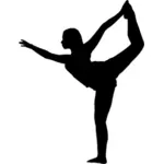 Yoga siluet görüntü
