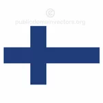 דגל פינלנד וקטור