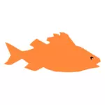 Orange Fisch-Bild