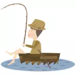 Cartoon visser