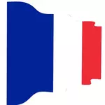 Bandeira ondulada da França