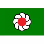 Bandiera di Ikutahara nell'immagine di Hokkaido