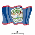 Belize flagga