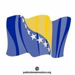 Bosna-Hersek vektör bayrağı