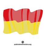 Bandiera del Burgenland vettoriale
