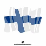 Grafika wektorowa Flaga Finlandii