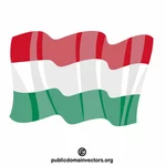 Bandera de Hungría vector