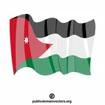 Nationale vlag van Jordanië