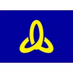 Официальный флаг Куй векторное изображение