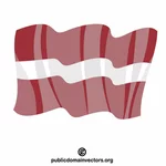लातविया क्लिप कला का ध्वज फ्लैग करें