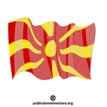 उत्तरी मैसेडोनिया का राष्ट्रीय ध्वज